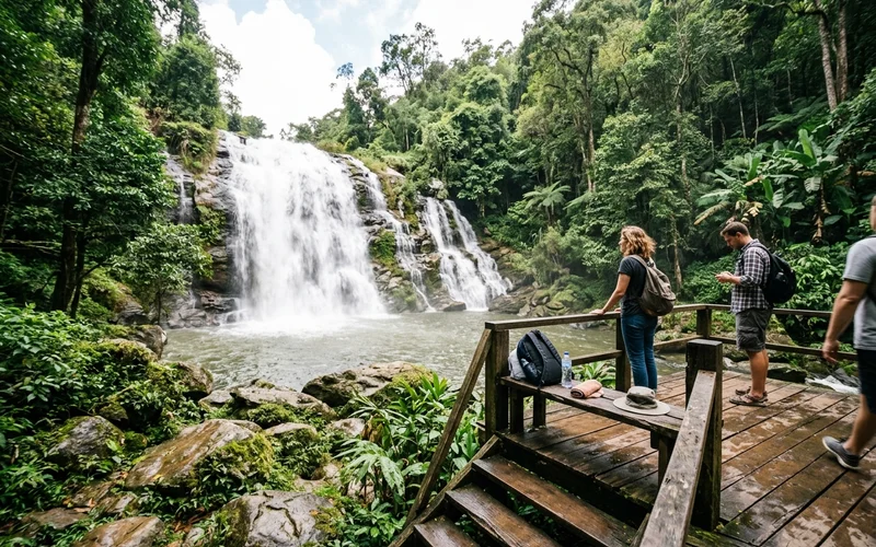 A waterfall in Doi Inthanon national park